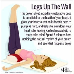 Unlock Your Inner Peace: 5 Yoga Poses For Stress Relief 2 Yoga pose - he Legs Up The-Wall Pose