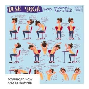 Desk Yoga Poses 2 Desk Yoga Poses