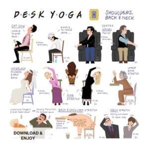 Desk Yoga Poses 1 Desk Yoga Poses