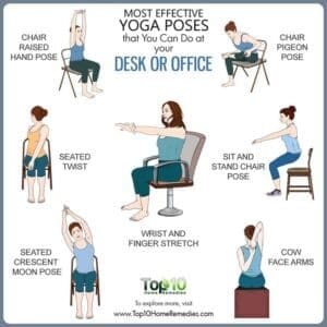Desk Yoga Poses